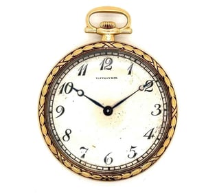 TIFFANY & CO. 18K Yellow Gold Pocket Watch