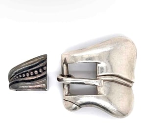 KIESELSTEIN Sterling Silver Belt Buckle
