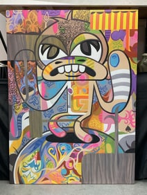 "El Mono Fresco" by Krave (Daniel Fila) Mixed Media