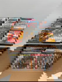 Box of DVDs