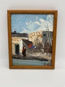 Village Scene by Nina