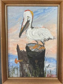 Nina Coastal Bird Painting