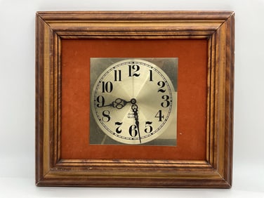 Avant Quartz Framed Wall Clock
