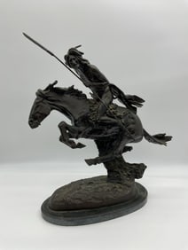 Cheyenne Remington Bronze Statue