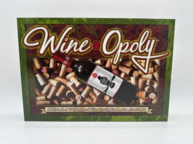 Wine Opoly Board Game by Late for the Sky
