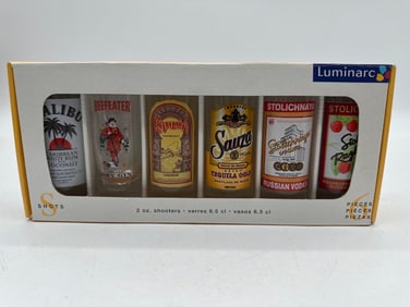 Luminarc Branded Liquor Shooter Glass Set