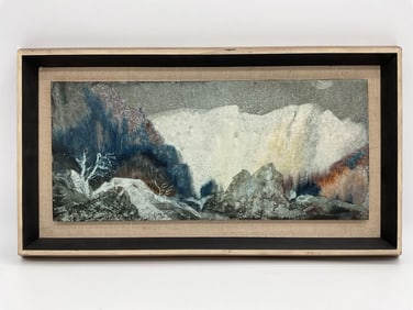 "Winter Range" by David Curtis Baker (American, 1915-1999) Watercolor