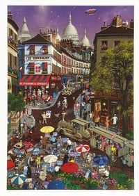 Alexander Chen 'A Day At Montmartre'