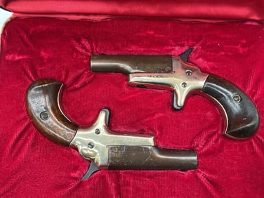 Colt .22 Caliber Short Derringer Set in Display Case