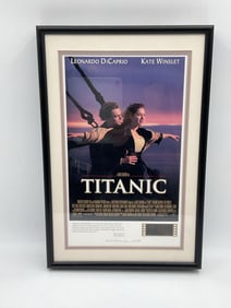 Framed Titanic Film Cell & Poster Collectible- Special Edition 1675/5000