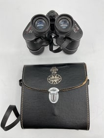 Vintage Lemaire Paris Binoculars with Original Leather Case