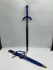 Legend of Zelda Master Sword Replica with Decorative Scabbard