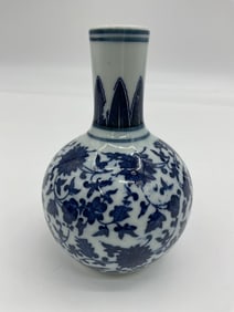 Blue and White Chinese Porcelain Vase