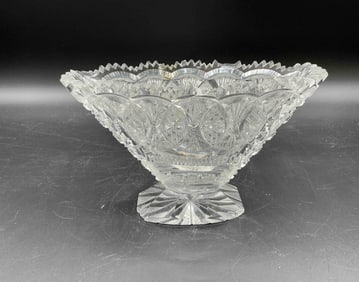 Oblong American Brilliant Style Dish