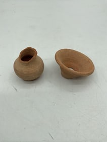 Broken Ancient Terracotta Chalice or Offering Cup