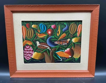 Jungle Harvest with Birds by Etienne