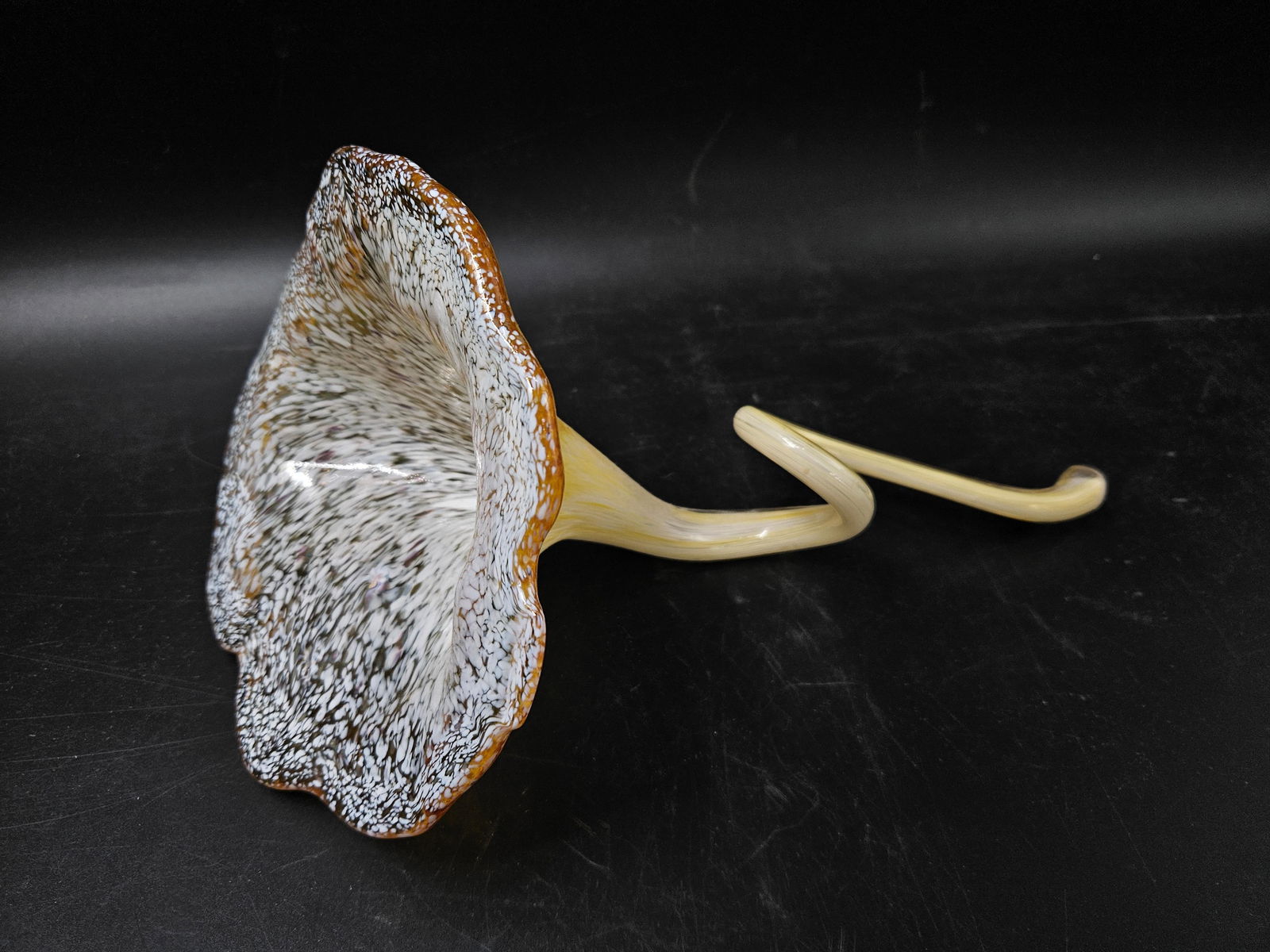 Murano Style Art Glass Flower Sculpture (1 of 5)