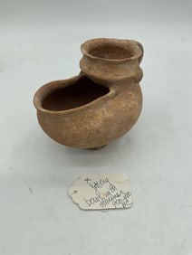 RARE - Pottery Bowl with strainer 900-800 B.C.