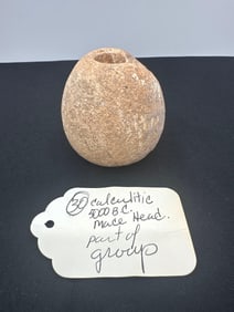 30 - Calculitic 5000 B.C. Mace head