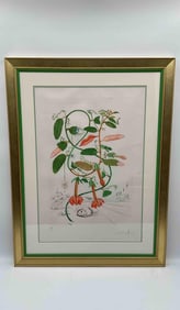 "Pisum Sensuale" by Salvador Dali (Spain, 1904-1989) Intaglio
