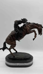 Frederic Remington Bronco Buster Sculpture