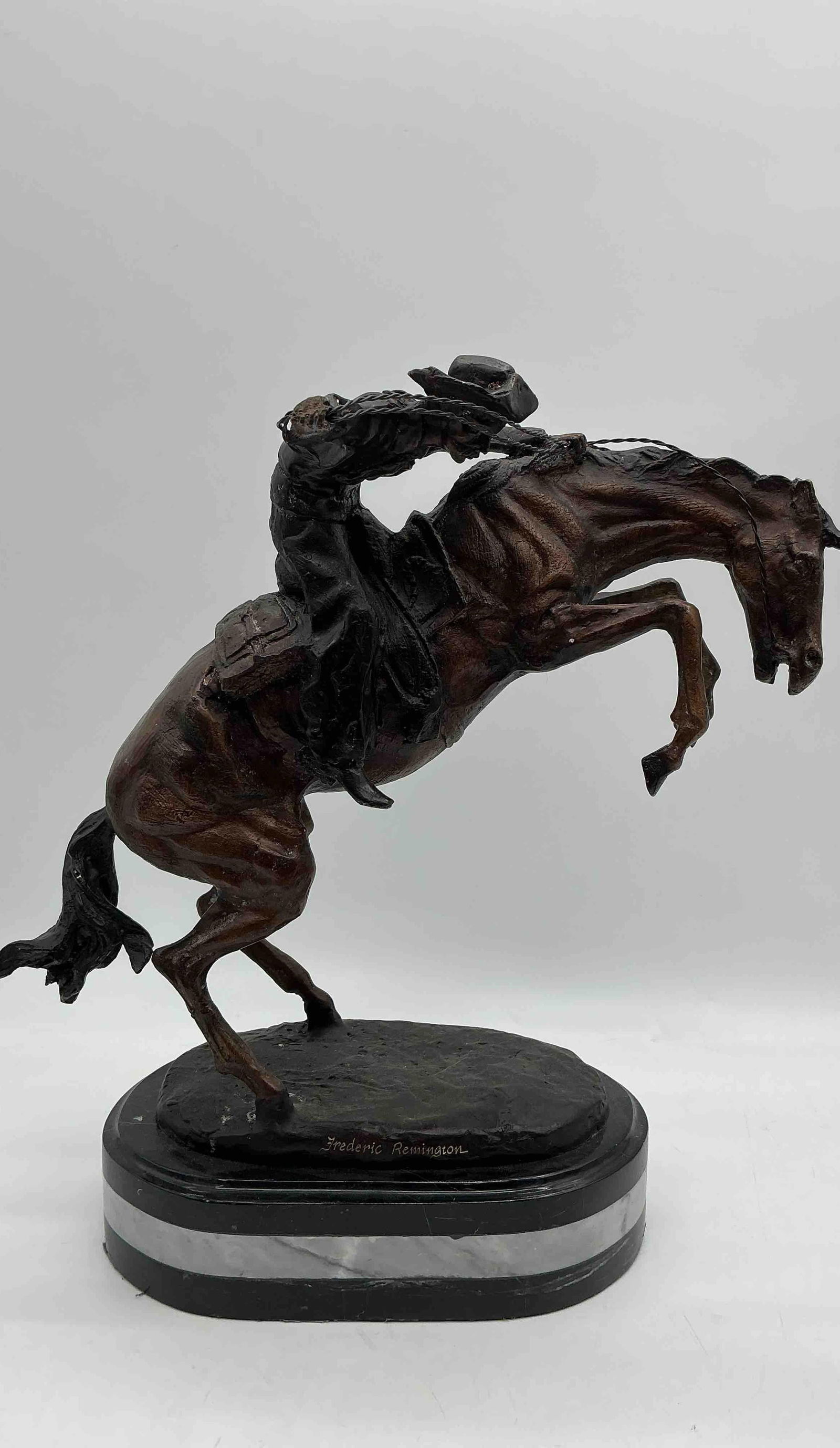 Frederic Remington Bronco Buster Sculpture (1 of 7)