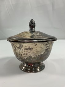 Vintage Silver-Plated Covered Dish