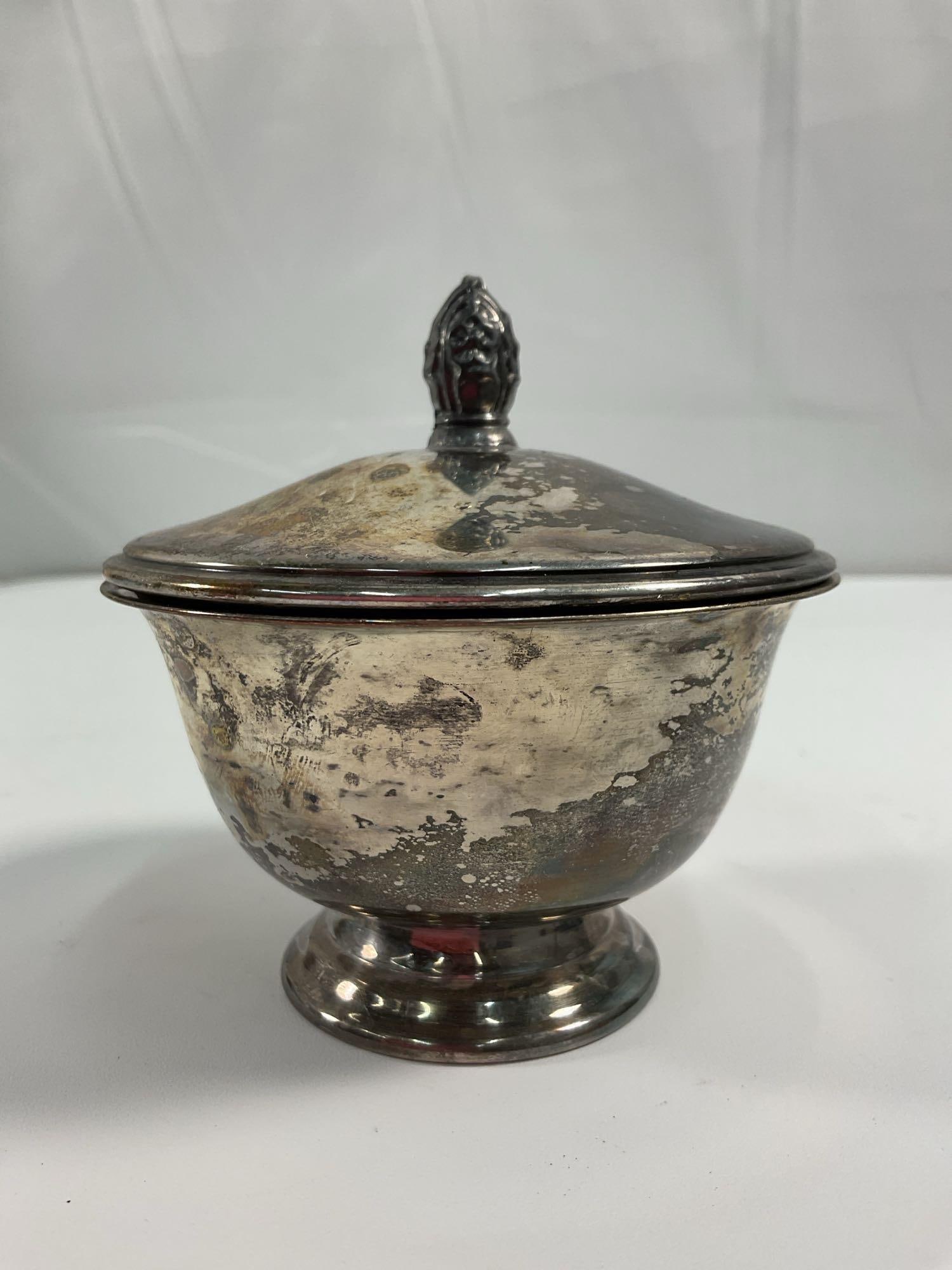 Vintage Silver-Plated Covered Dish (1 of 3)