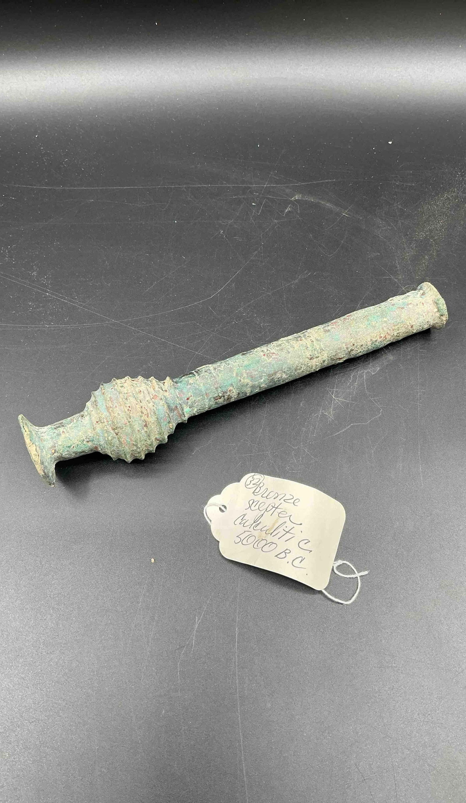 32 - Bronze Scepter Calculitic 5000 B.C. (1 of 4)