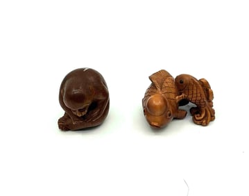 Japanese Style Netsuke Figurines