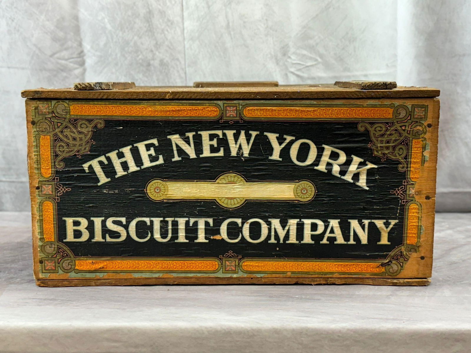 "The New York Biscuit Company" Wooden Crate (1 of 3)