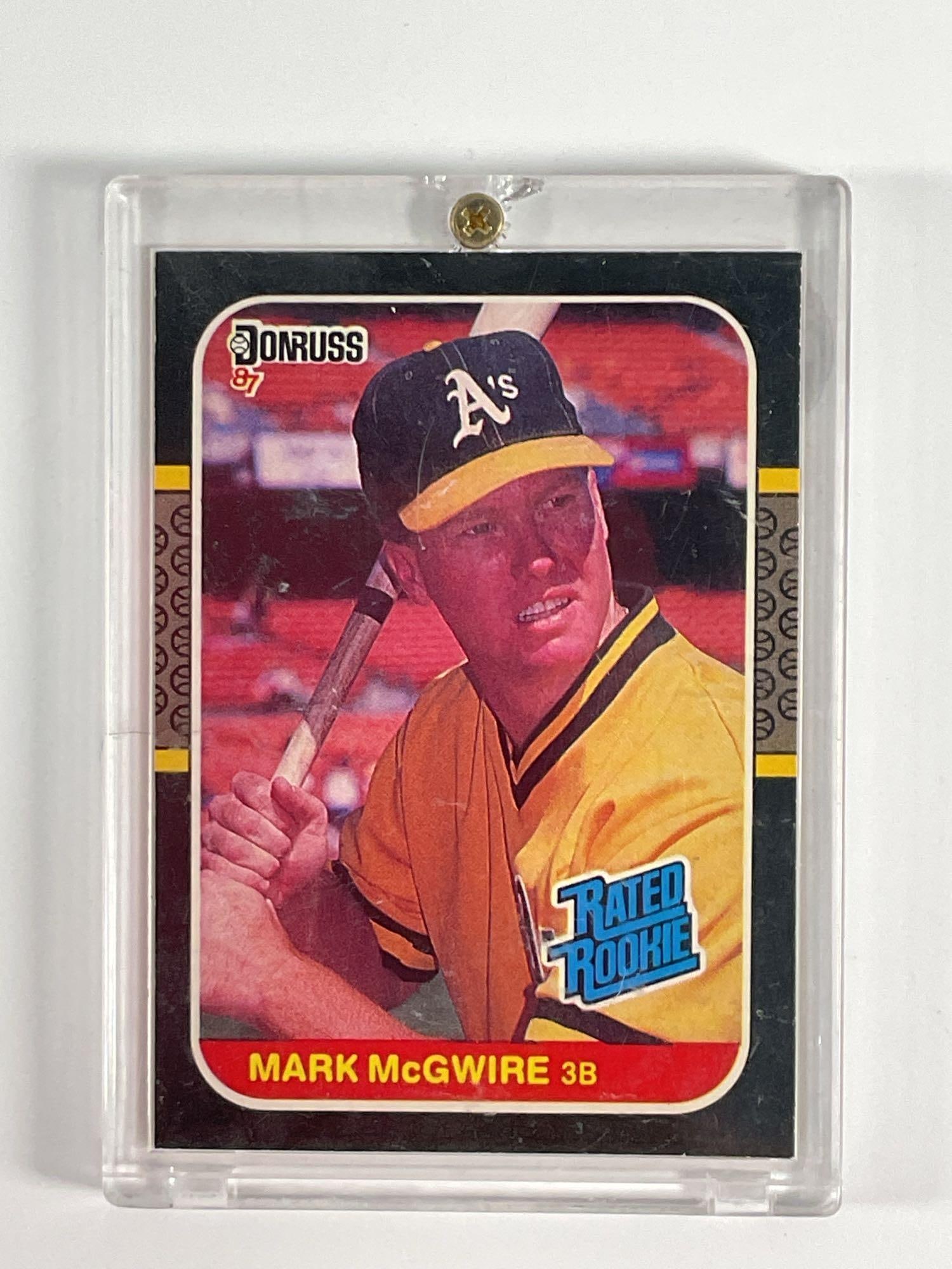 1988 Donruss Mark McGwire "Baseball's Best" trading card: This is a 1988 Donruss Mark McGwire "Baseball's Best" trading card featuring the Oakland Athletics' power hitter Mark McGwire. This series was a special set released by Donruss, featur