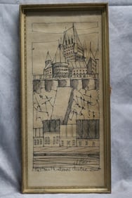 Drawing of Le Chateau Frontenac (1 of 4)