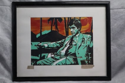 Scarface by Emilio Alonso: Scarface, signed Emilio Alonso 1/5 Dimensions: H:17in L:21in