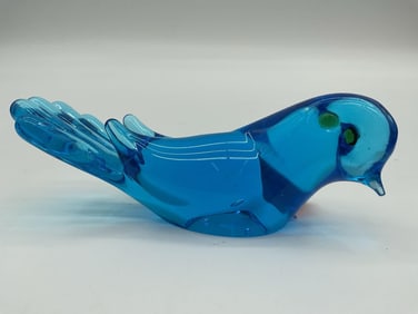 Murano Style Glass bird Figure