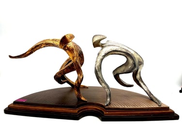 "Dance Couple" by George Roumanas Abstract Bronze