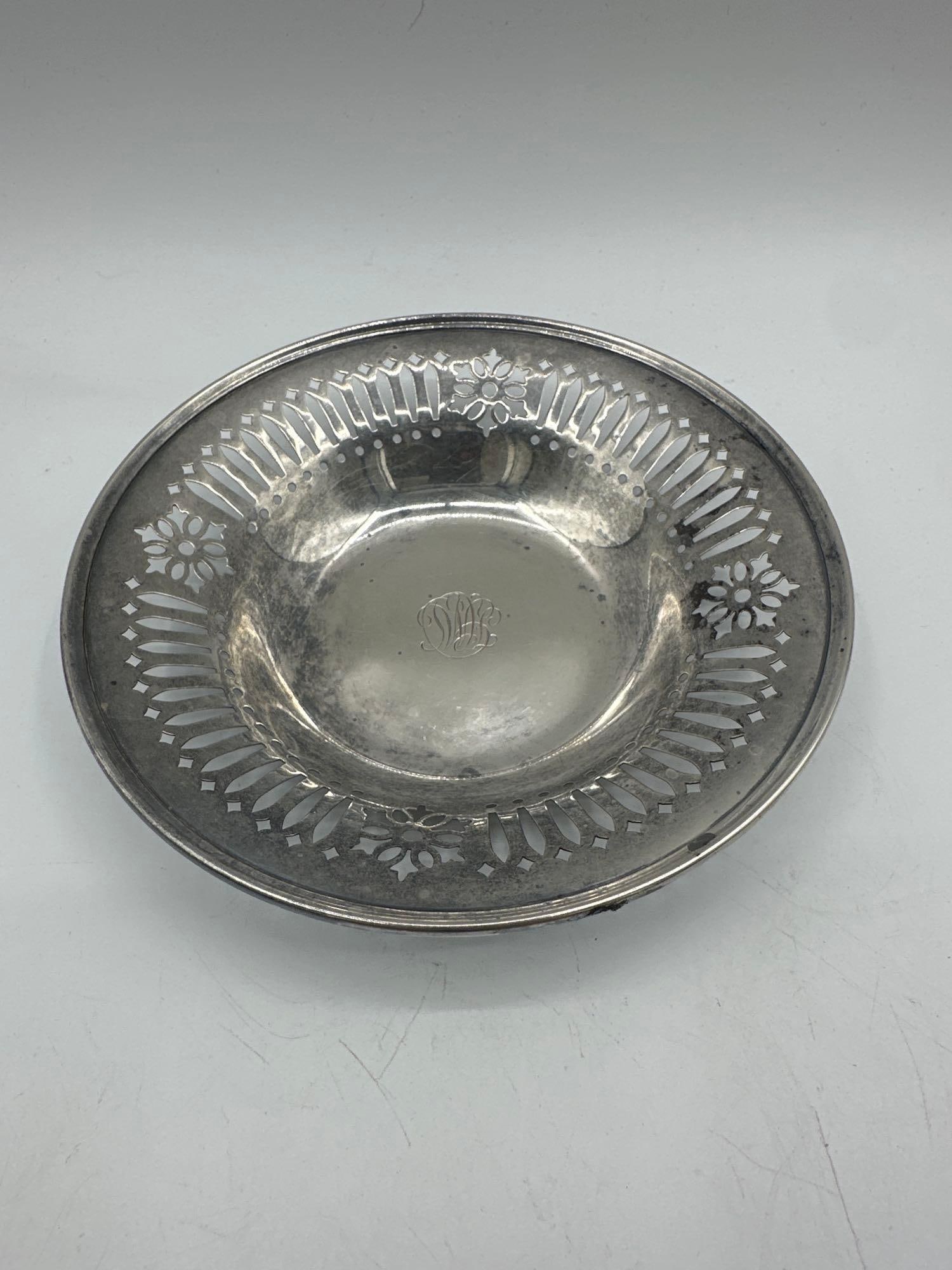 Gorham Sterling Silver Pierced Dish A9588 (1 of 5)