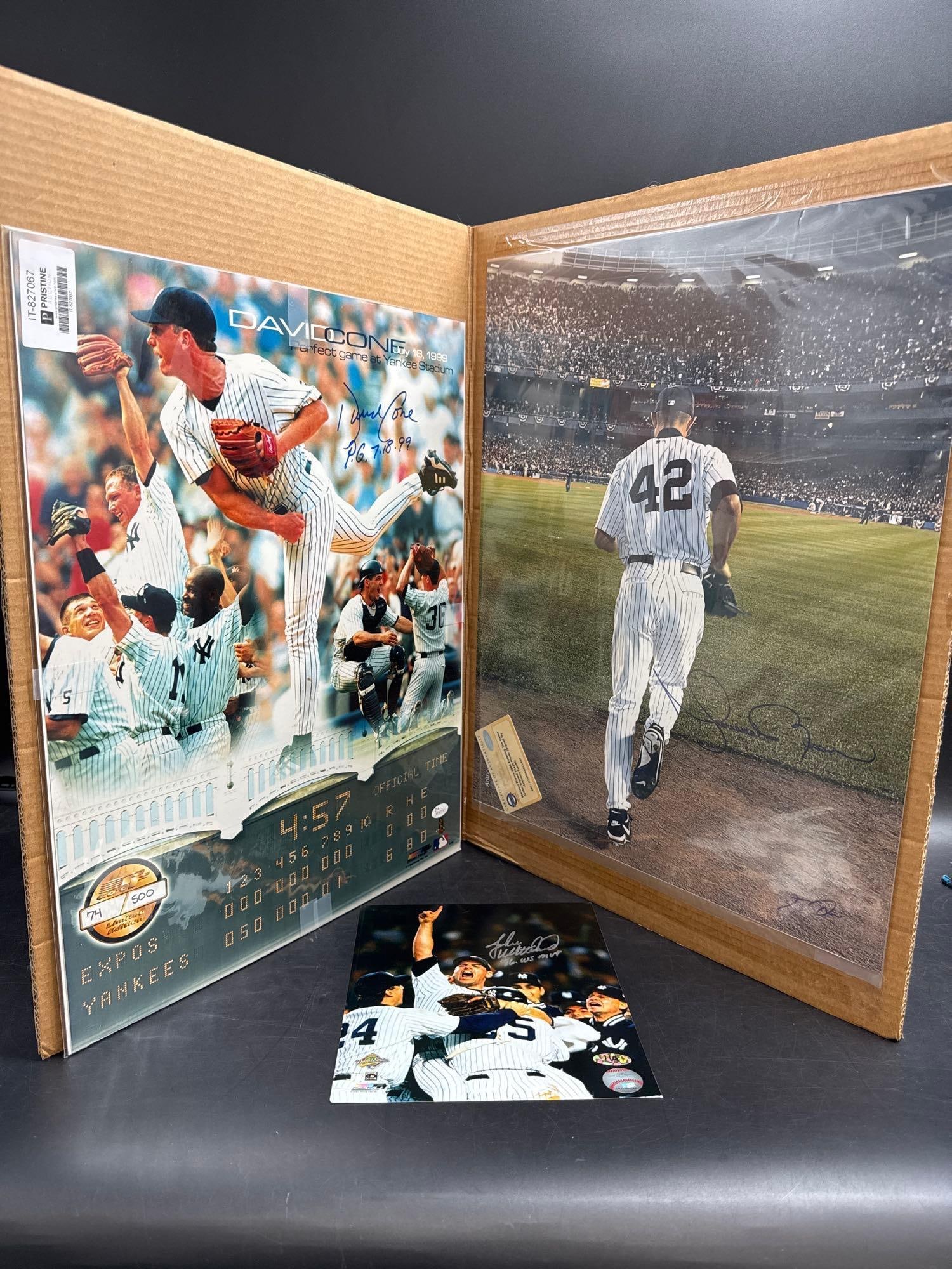 New York Yankees Autographed Memorabilia Lot (1 of 5)