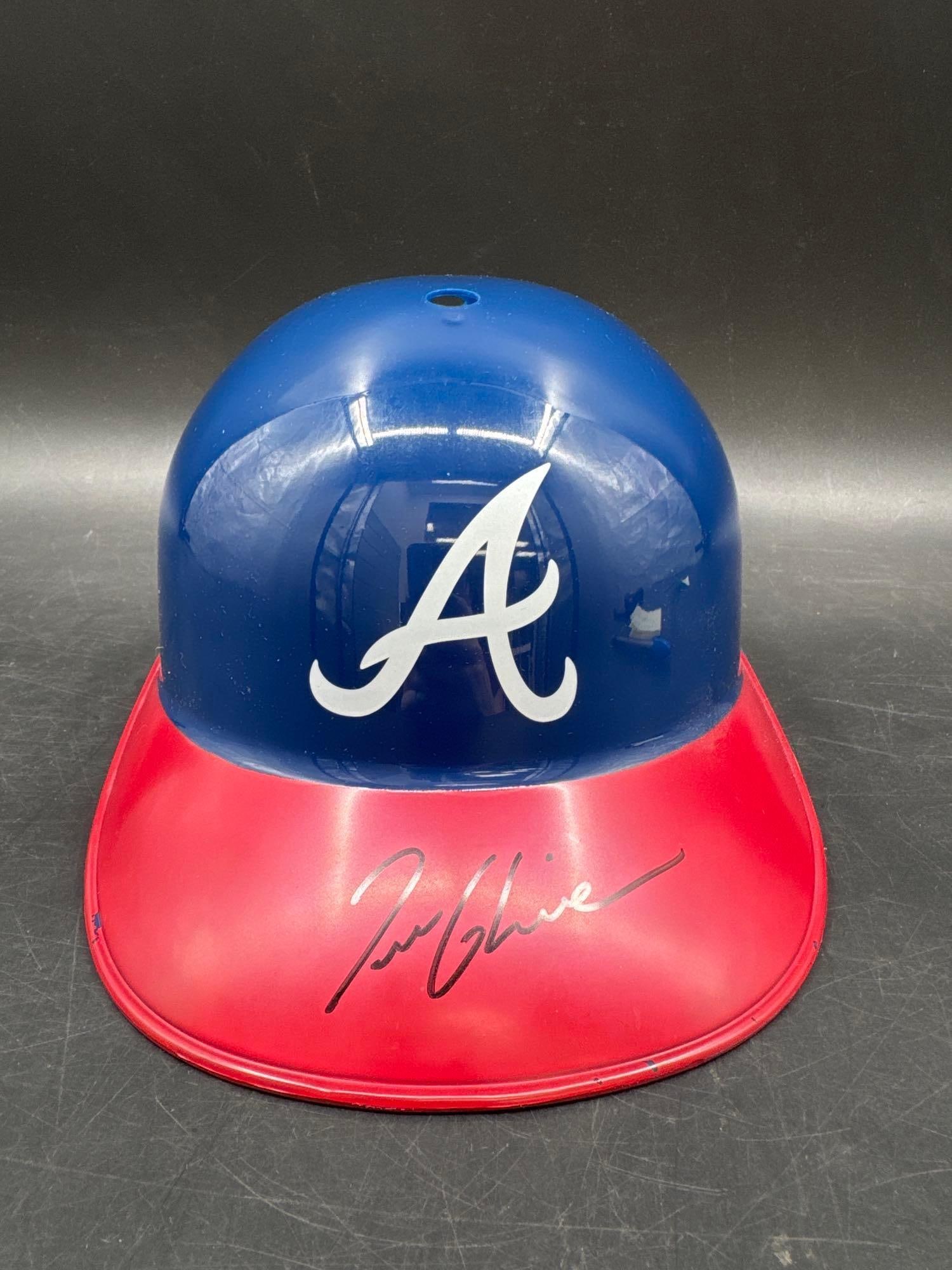 Tom Glavine Autographed Atlanta Braves Helmet (1 of 6)