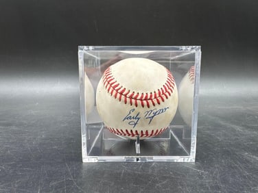 Early Wynn Autographed Baseball