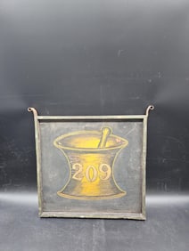 209 Mid 19th Century Pharmacy Sign