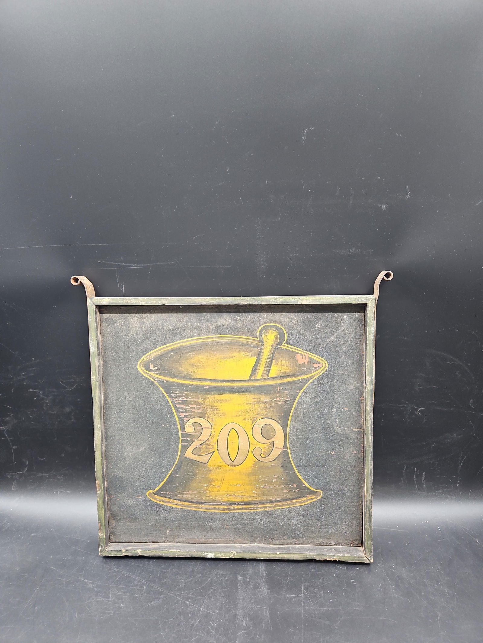 209 Mid 19th Century Pharmacy Sign (1 of 3)
