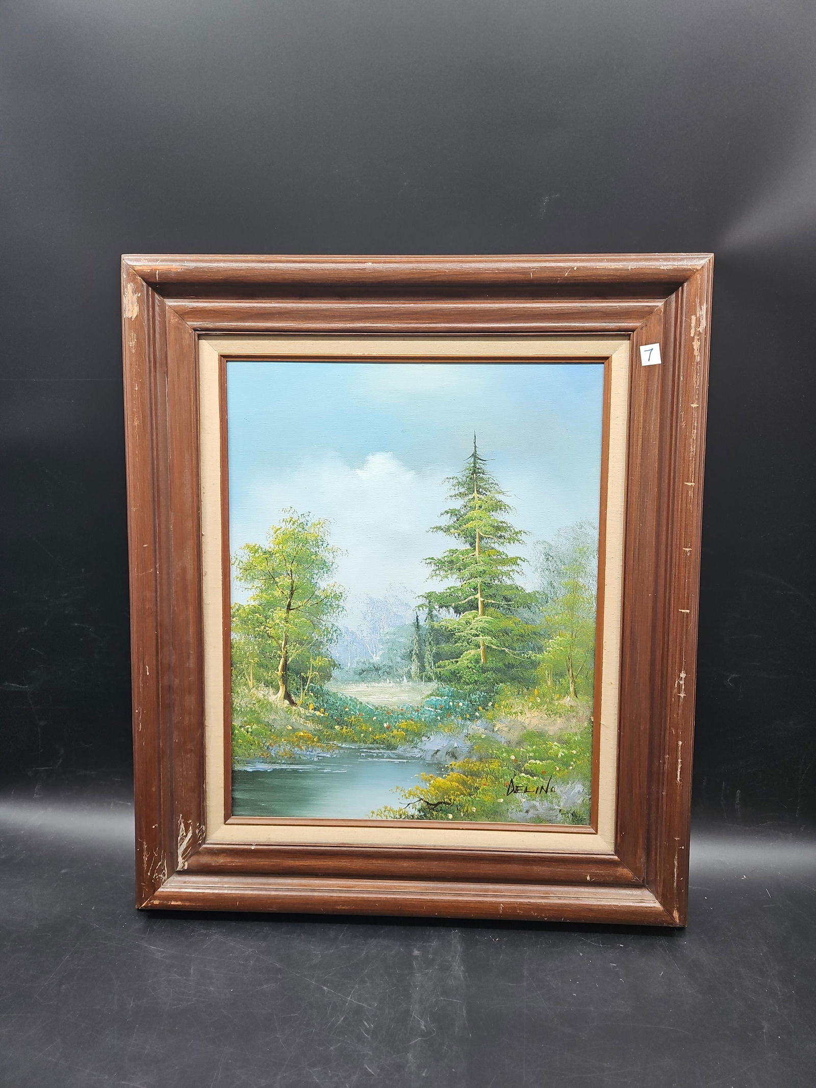 Richard Delino (American) Oil on Canvas (1 of 3)