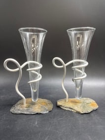 Pair of Verre a Champagne Elixir