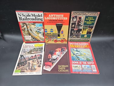 Group of Model Railroad Books & Catalogs