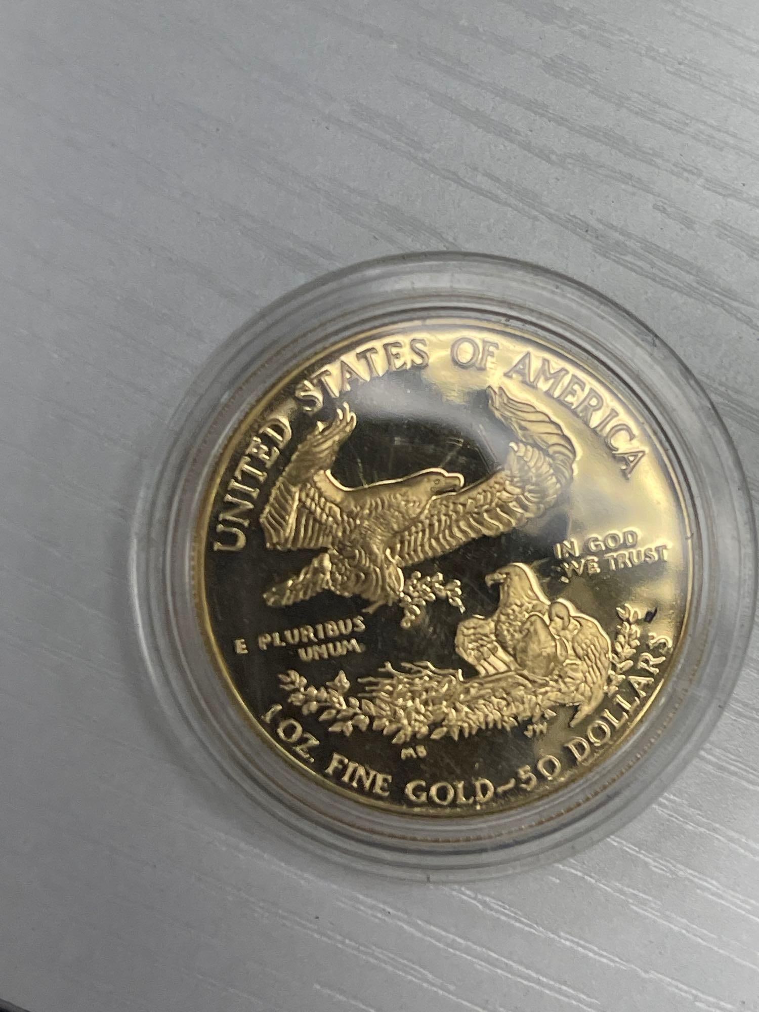 1 oz American Gold Eagle $50 Coin (1 of 4)