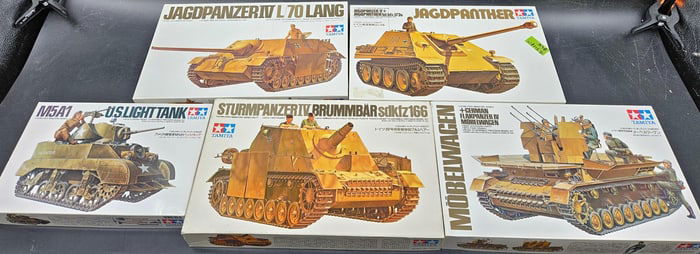 Collection of Tamiya 1/35 Military Model Kits