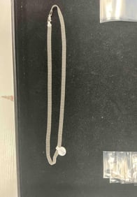 Sterling Silver 925 Multi-Row Beaded Chain – 13.58g