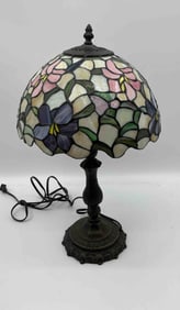 Vintage Black Dale Tiffany Lamp