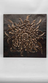 Floral Relief Wall Panel